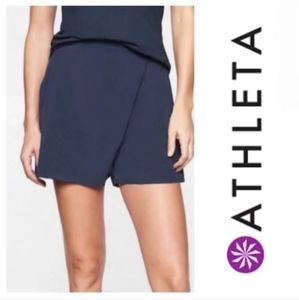Athleta Navy Blue Planner Short Skort 10 Golf